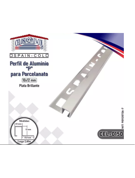 0150 PERFIL ALUMINIO